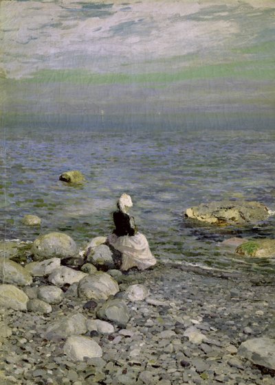 On the Shore of the Black Sea, 1890s by Konstantin Alekseevich Korovin